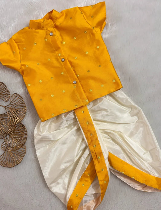 Yellow and White DHOSTHI
