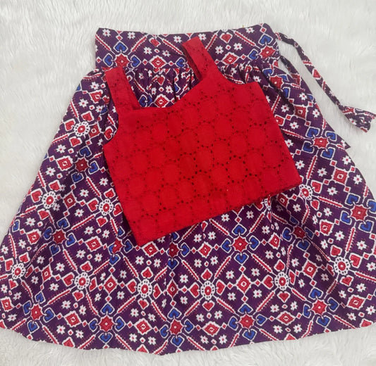 Vibrant Red and Purple
