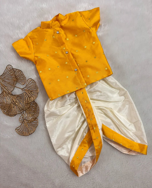Yellow and White DHOSTHI