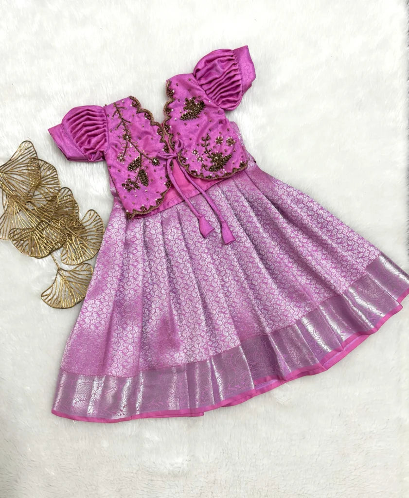 Pink Banarasi
