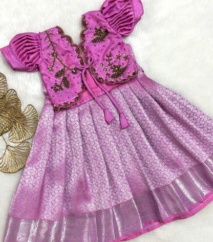 Pink Banarasi