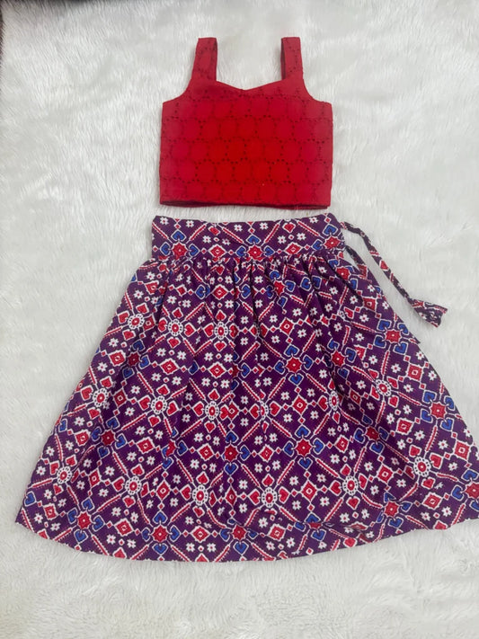 Vibrant Red and Purple