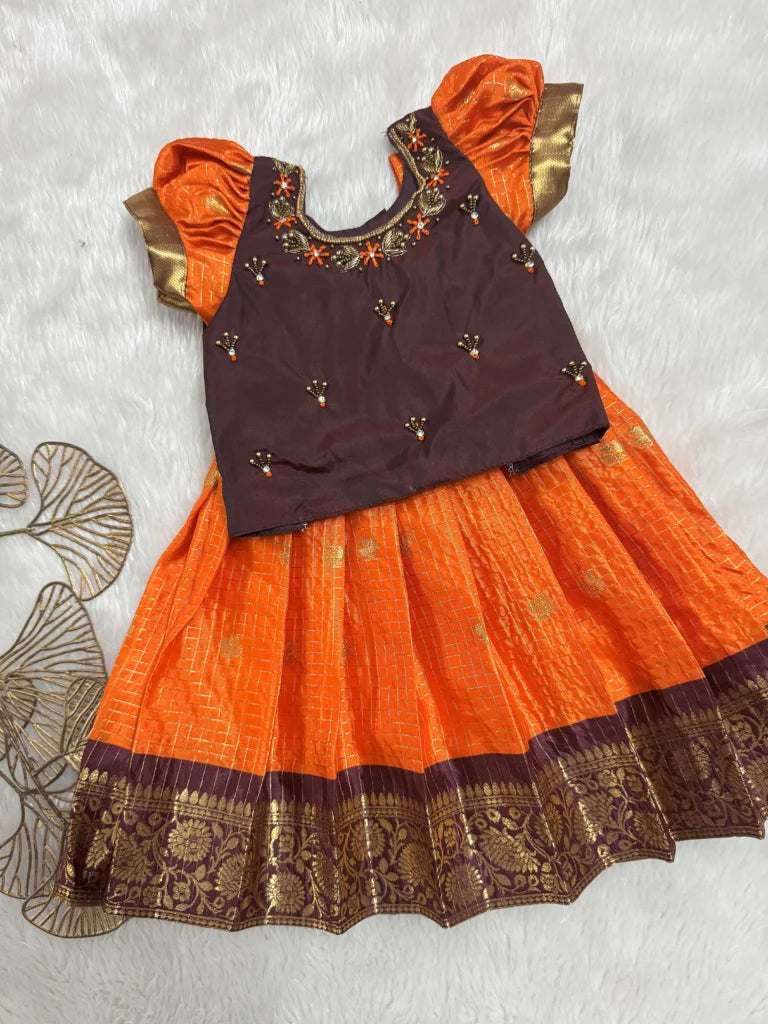 Orange & Maroon Delight