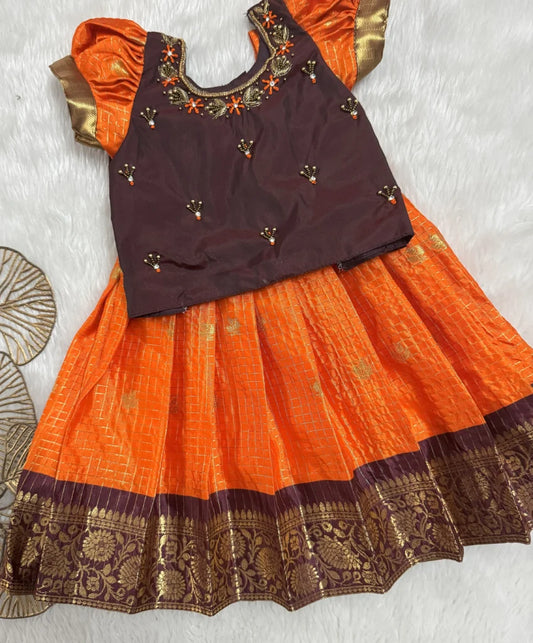 Orange & Maroon Delight