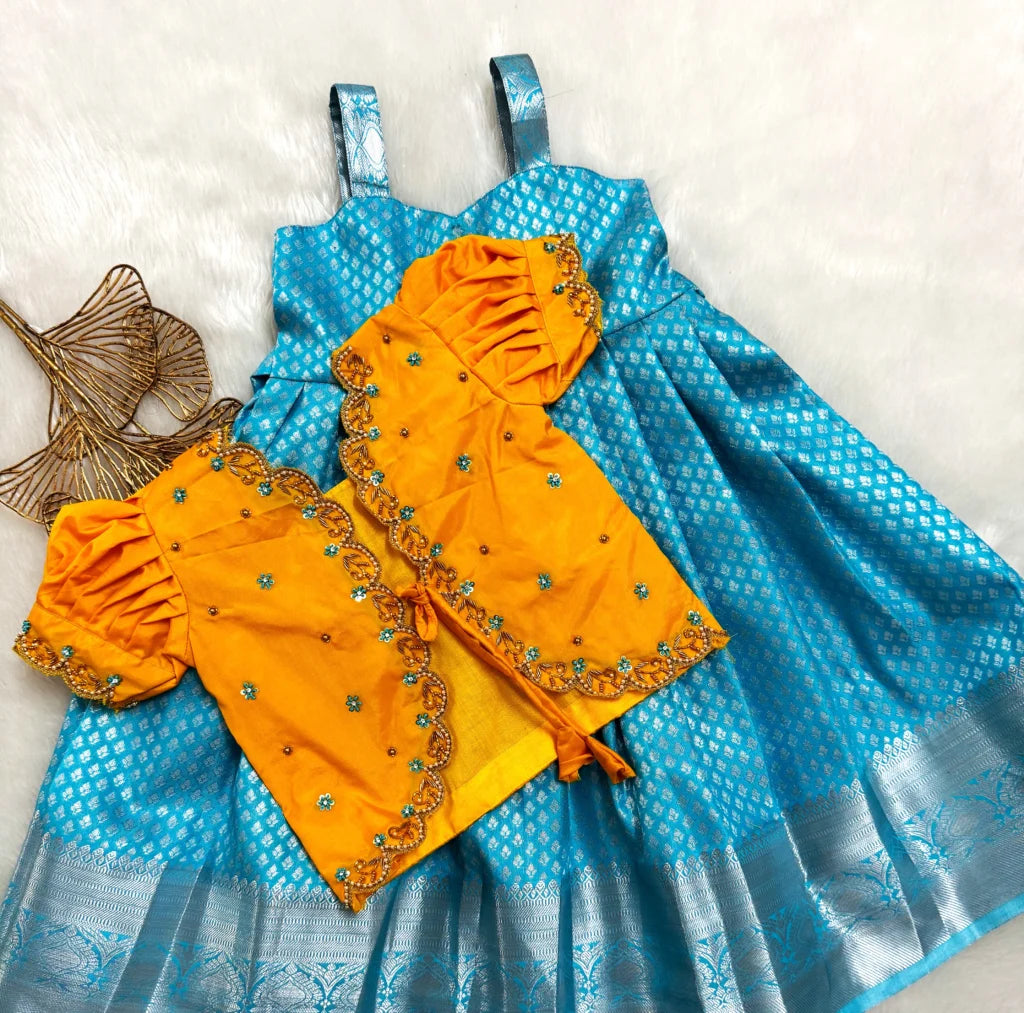 semi silk overcoat set
