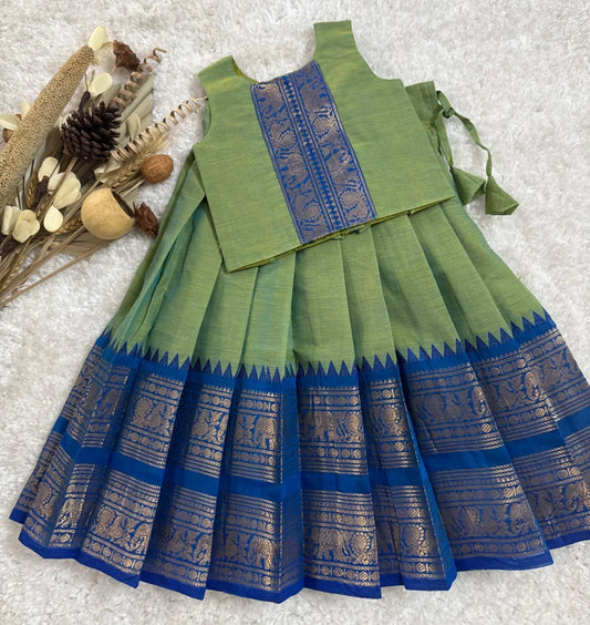 kanchi cotton green