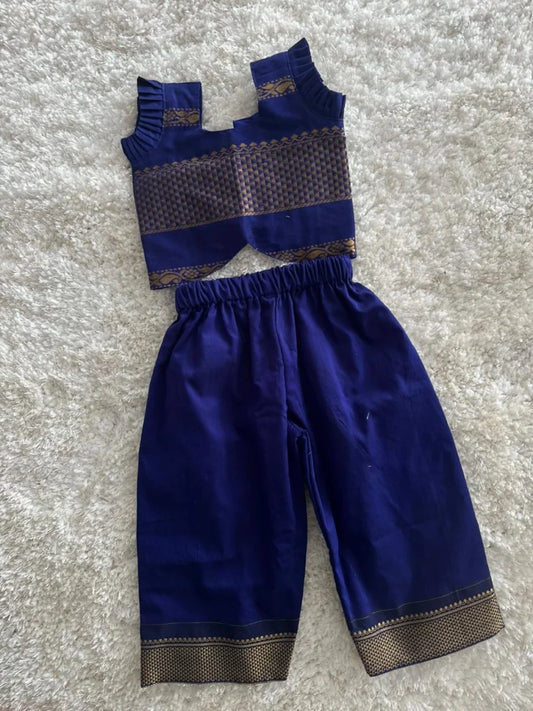 Kalyani co-ord(Royal blue)