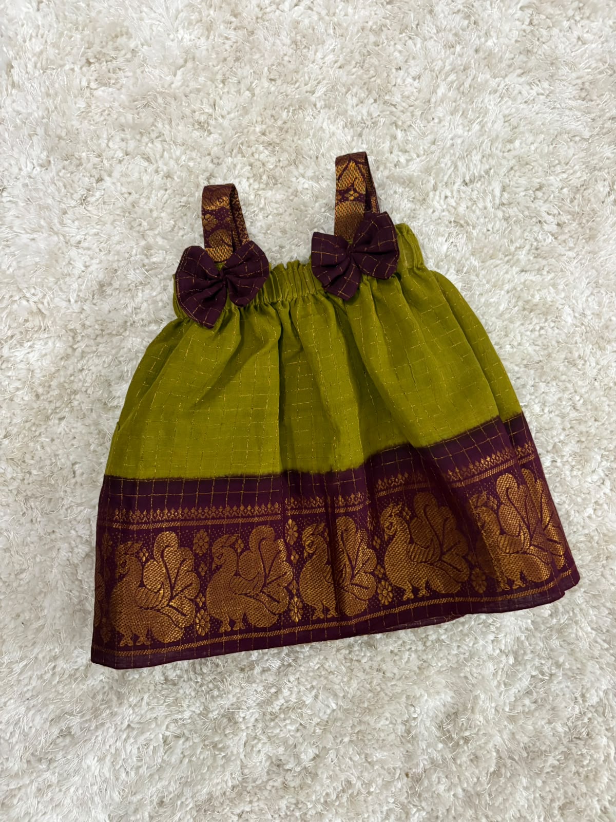 Elastic frocks.