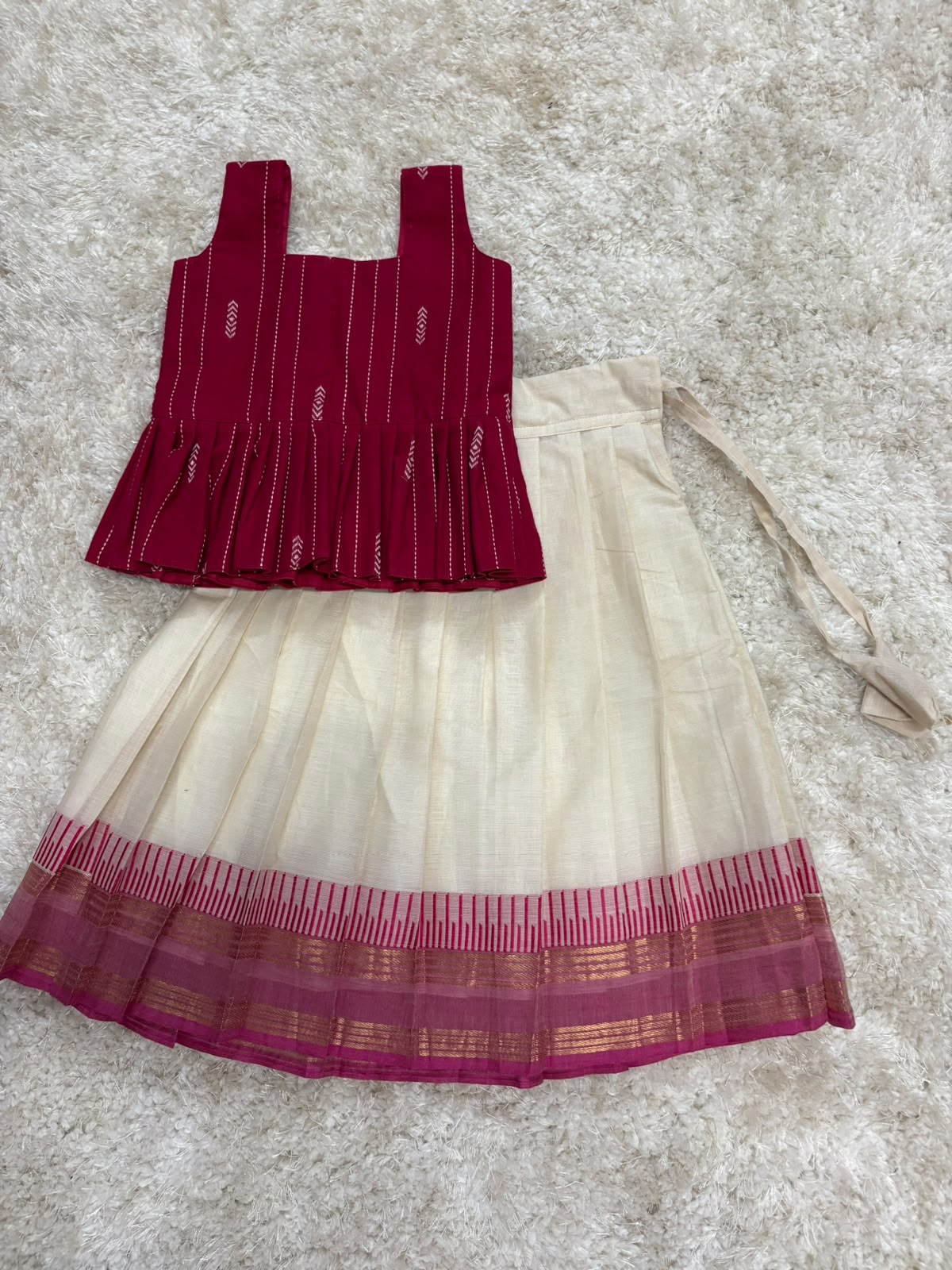 Creamy Handloom(Onam edition)