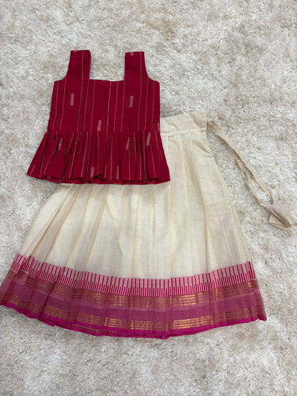 Creamy Handloom(Onam edition)