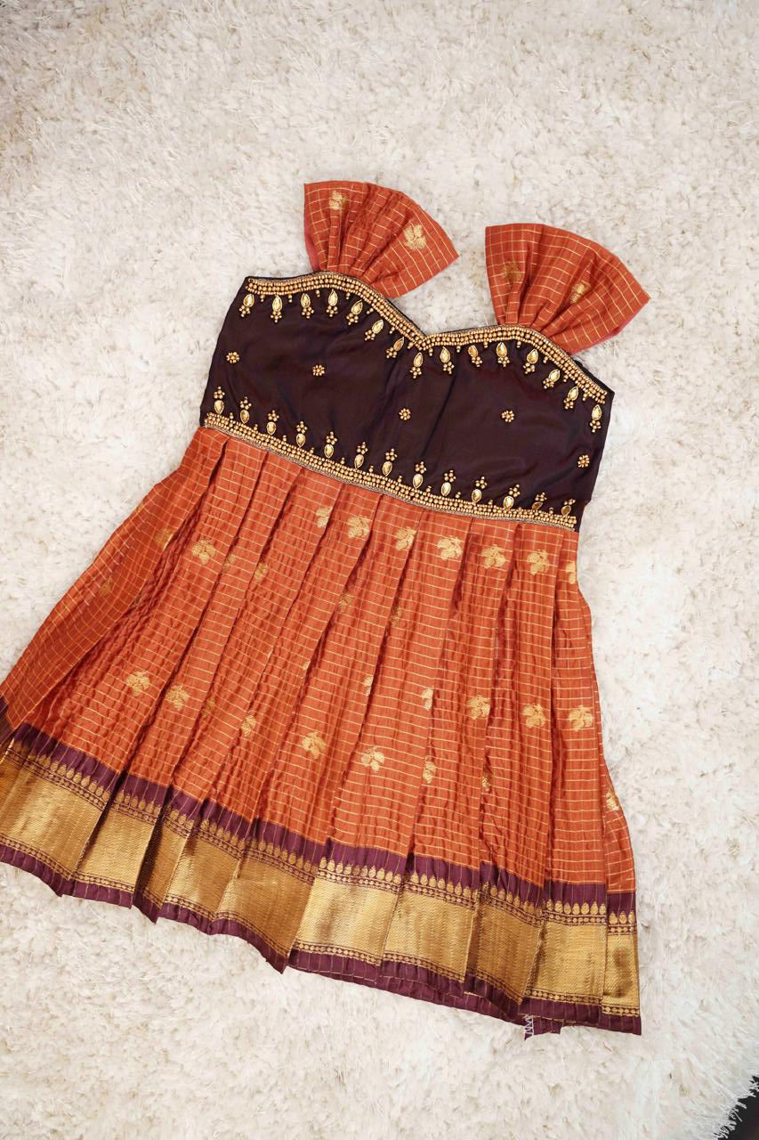 vintage combo frock! - Rathina