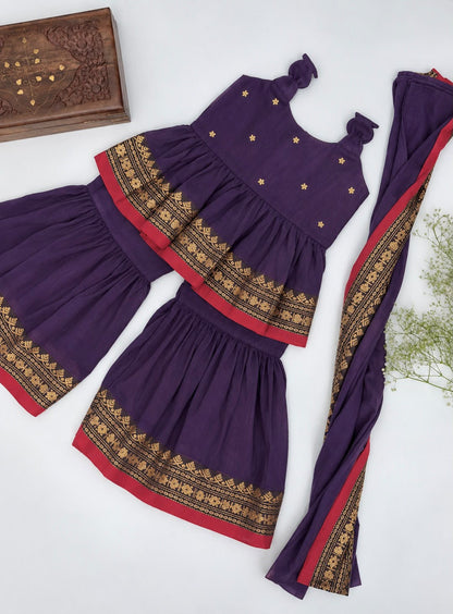 Festive twirl! violet