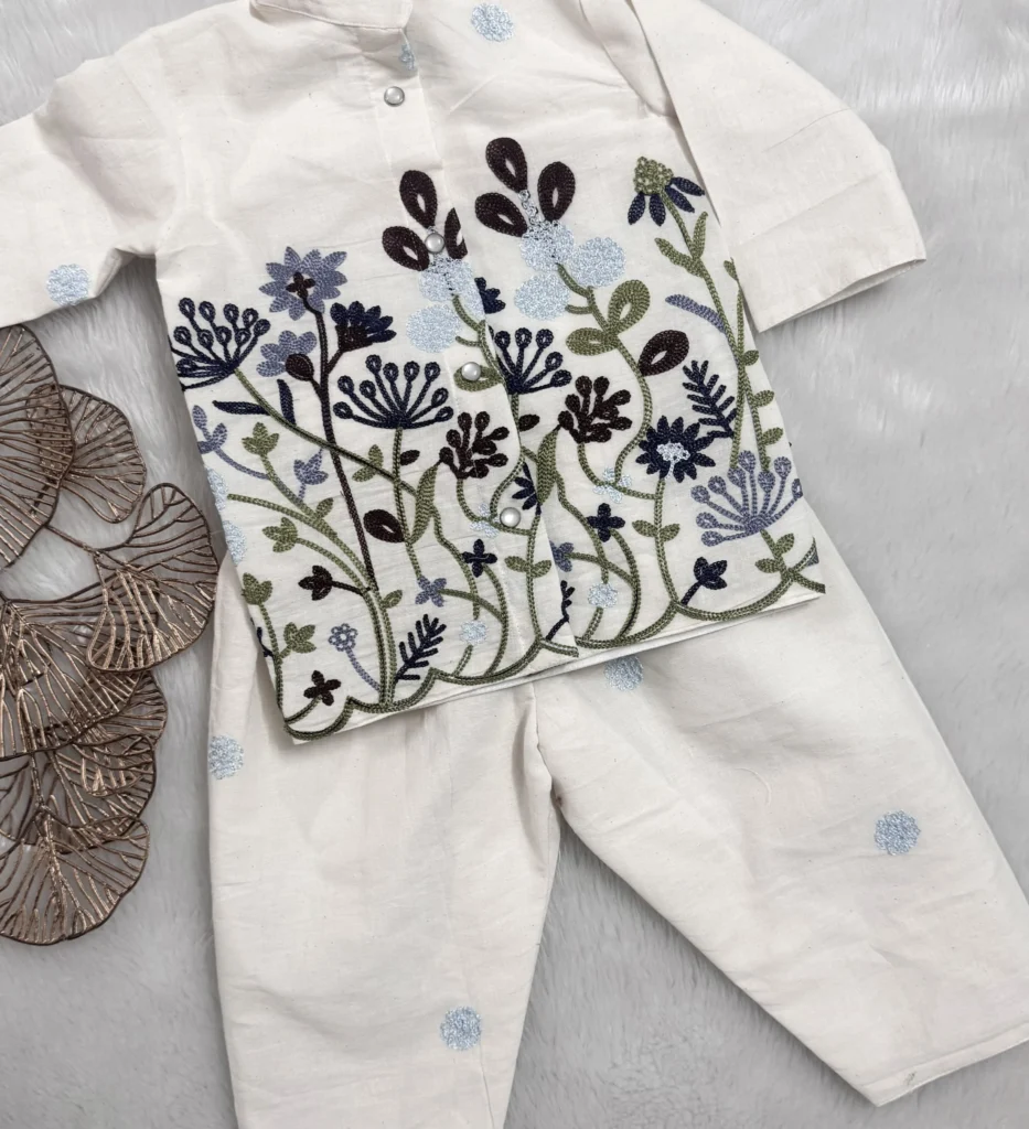 Flower kurta set - Image 3