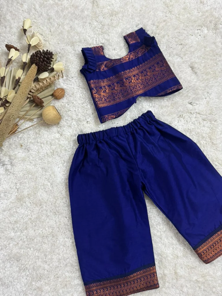 Kalyani co-ord(Royal blue)