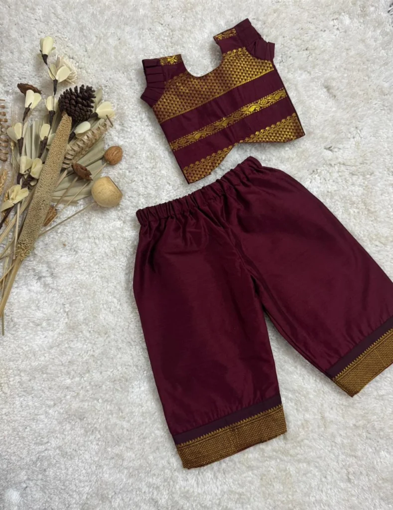 kalyani cotton co-ord set(BROWINE)